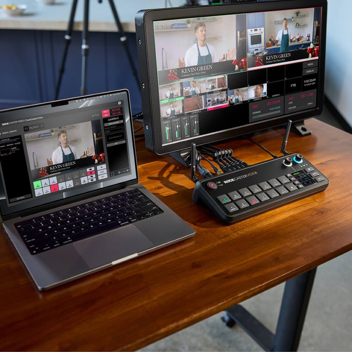 RØDE RODECaster Video – Console de production tout-en-un pour streaming, podcast vidéo et production live — photo 3